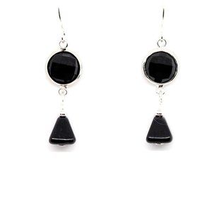 Black Black Earrings